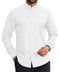 Lion Nardo Mens Dress Shirts Wrinkle Free Dress Shirts for Men Long Sleeve Button Down Shirts Banded Collar Shirts