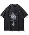 Vintage Streetwear Graffiti T-Shirt for Men