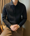 Cozy Cable Knit Long Sleeve Shirt for Men