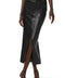 Hudson Jeans Womens Reconstructed Skirt Black 33