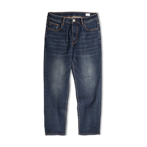 Fashionable Washed Straight Jeans for Men