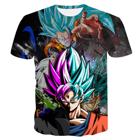 Dragon Ball Digital Print 3D T-Shirt for Men