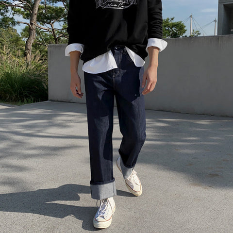 Trendy Loose Straight Jeans for Men
