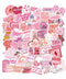 Pink Bookish Stickers 61pcs Book Stickers for Kindle Pink Stickers Aesthetic Kindle Stickers Pack Girly Booktok Stickers Reading Stickers for WomanGirlBook Lover Gifts Accessories for Adults