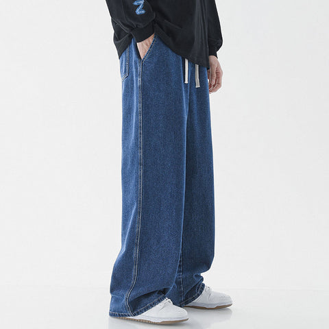 Casual Loose Straight Jeans for Men