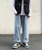 Casual Straight Cropped Jeans for Men