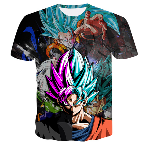 Dragon Ball Digital Print 3D T-Shirt for Men