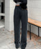 High Waist Straight Jeans - Loose Fit Baggy Denim
