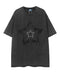 Punk Denim Short-sleeved T-shirt For Men