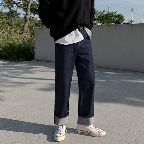 Trendy Loose Straight Jeans for Men