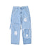 Black Plus Size Loose Jeans for Men