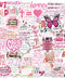 100PCS Pink Christian Stickers Bible Verse Stickers Faith Stickers Religious Stickers Jesus Motivational Stickers Inspirational Stickers God Stickers