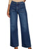 Yewfirm Wide Leg Jeans for Women High Waisted Jeans Stretch Straight Leg Jeans Loose Denim Pants Flare Jeans for Women Dark Blue Size 4