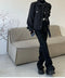 Women's High Waist Loose Slim Wide Leg Trousers
