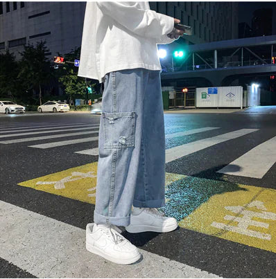 Loose Wide-Leg Vintage Style Trousers