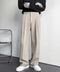 Men's All-Season Loose Fit Wide-Leg Drape Trousers