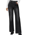 Vetinee Nwide Leg Jeans for Women High Waisted Jeans for Women Wide Leg Womens Trendy Jeans Black Jeans Womens Jeans Size 14 Dark Jeans Women Black Large Fits Size 12 Size 14