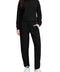 WIHOLL 2 Piece Sets For Women Black Sweatsuits 2 Piece Set Sweatshirt Hoodie Lounge Set Fashion Trendy Outfits 2024 L