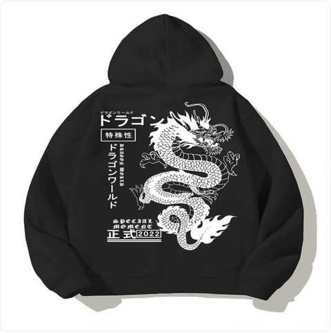 Dark Printed Hoodie