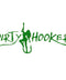 Dirty Hooker Fishing Gear Stickers for Adults - Laptop Stickers for Teens - Cool Stickers - Decal Stickers - Adult Stickers - Stickers for Men and Women - Computer Stickers (Green)