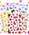 287Pcs Flower Butterfly Stickers for Laptop Stickers Water Bottle Stickers Scrapbook Stickers Cute Stickers for Adults and Kids Bullet Junk Journal Stickers