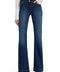 7 For All Mankind Womens Dark Wash Mid Rise Dojo Jeans
