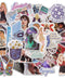 50 pcs Music Stickers Female Pop Singer Ablum Stickers Pack Vinyl Waterproof Stickers Song Positive Stickers for Fans Concerts Pop Singer Water Bottle Stickers
