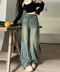 Nostalgic Retro Loose American Wide-leg Trousers